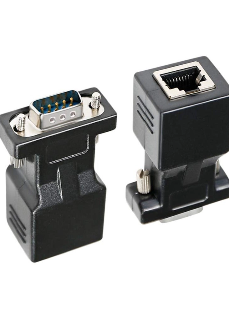 DB9 to RJ45 Serial Adapter - RS232 Male to RJ45 Female