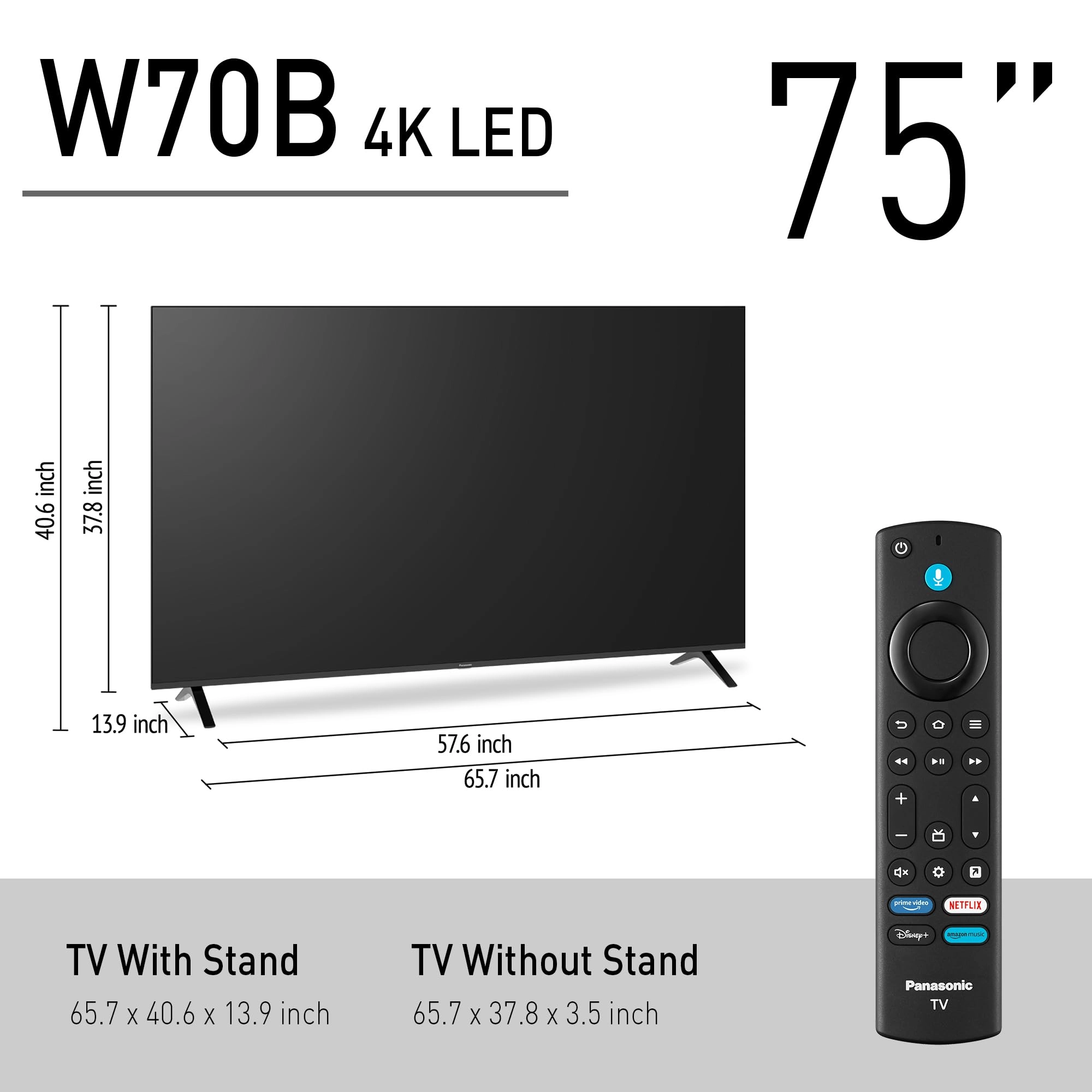 TV-75W70BP - 75"