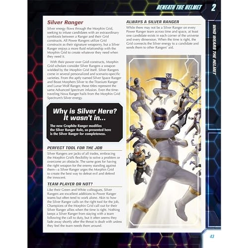 Power Ranger Roleplaying Game Beneath the Helmet Sourcebook (RGS11150)