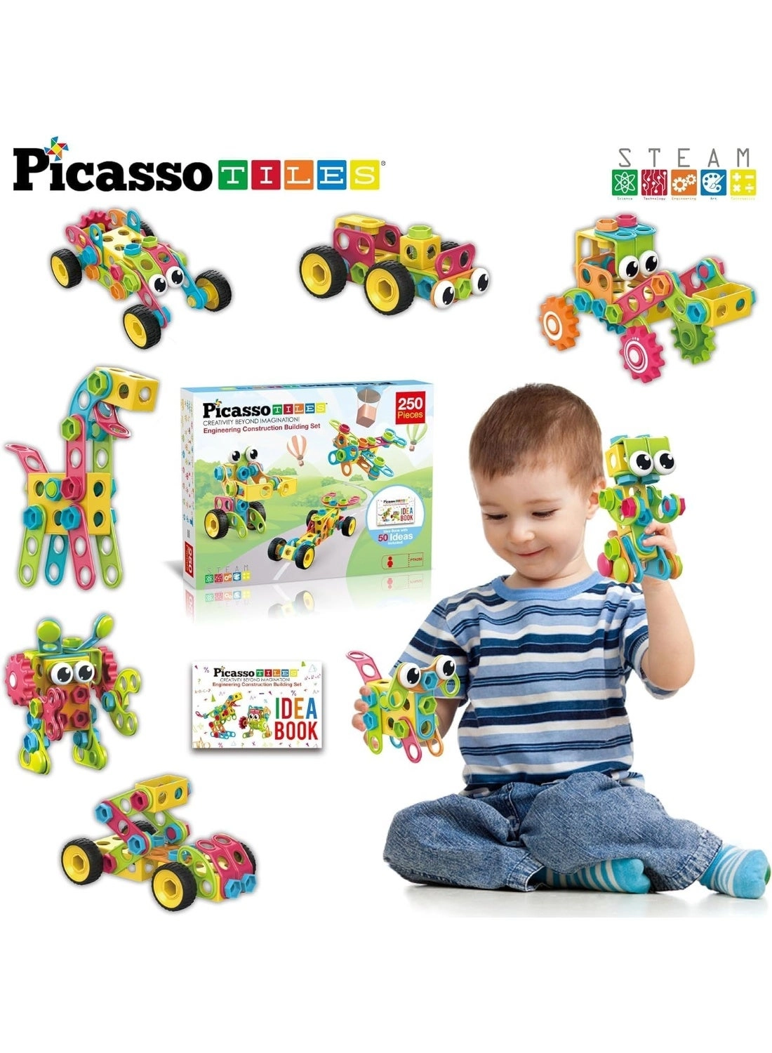 Engineering Construction Building Set - 250 pcs