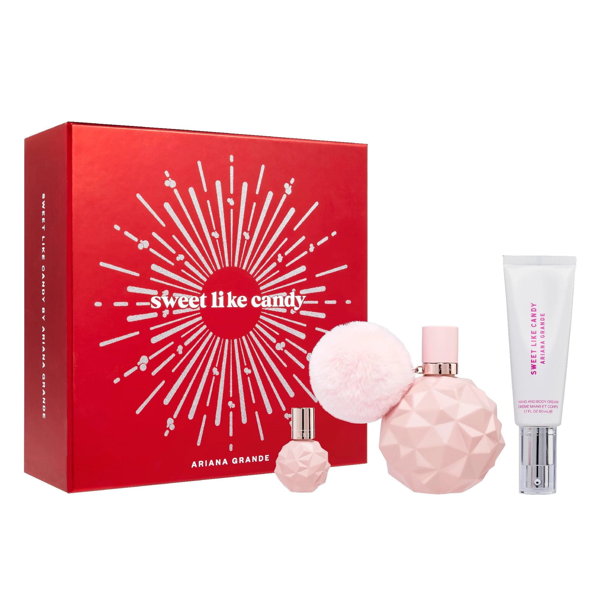 Luxe Brands Inc. Sweet Like Candy Eau de Parfum + Hand and Body Cream + Deluxe Mini Parfum - Pack of 3