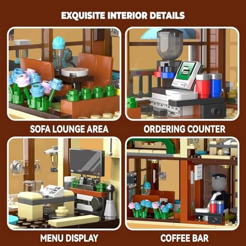 City Cafe Architecture Kit - 875 pcs