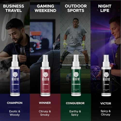 Victor + Conqueror + Champion + Winner - Fresh 4x20ml