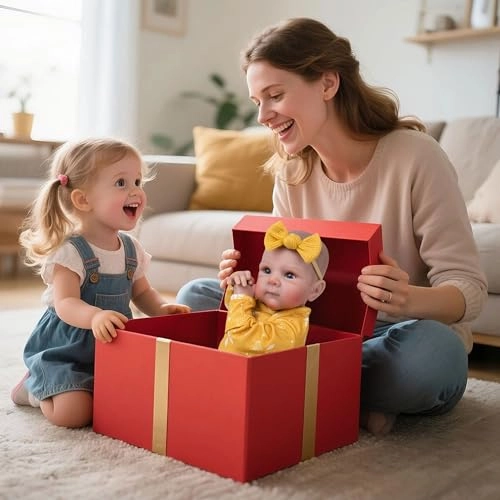 Reborn Baby Doll - 20 Inch Silicone Weighted Body Ages 3+