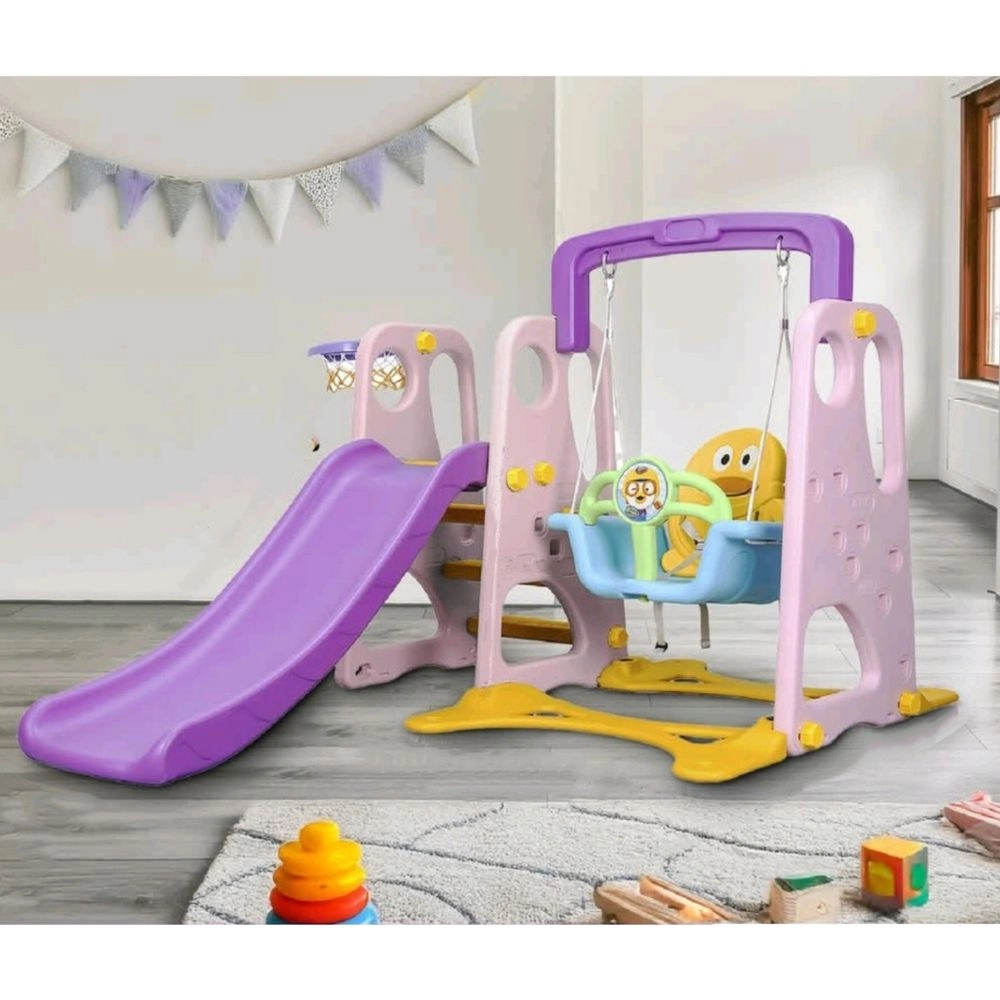 Slide And Swing 3-In-1 Activity Playset - Suitable for 2 years & above 160 x 115 x 160 cm