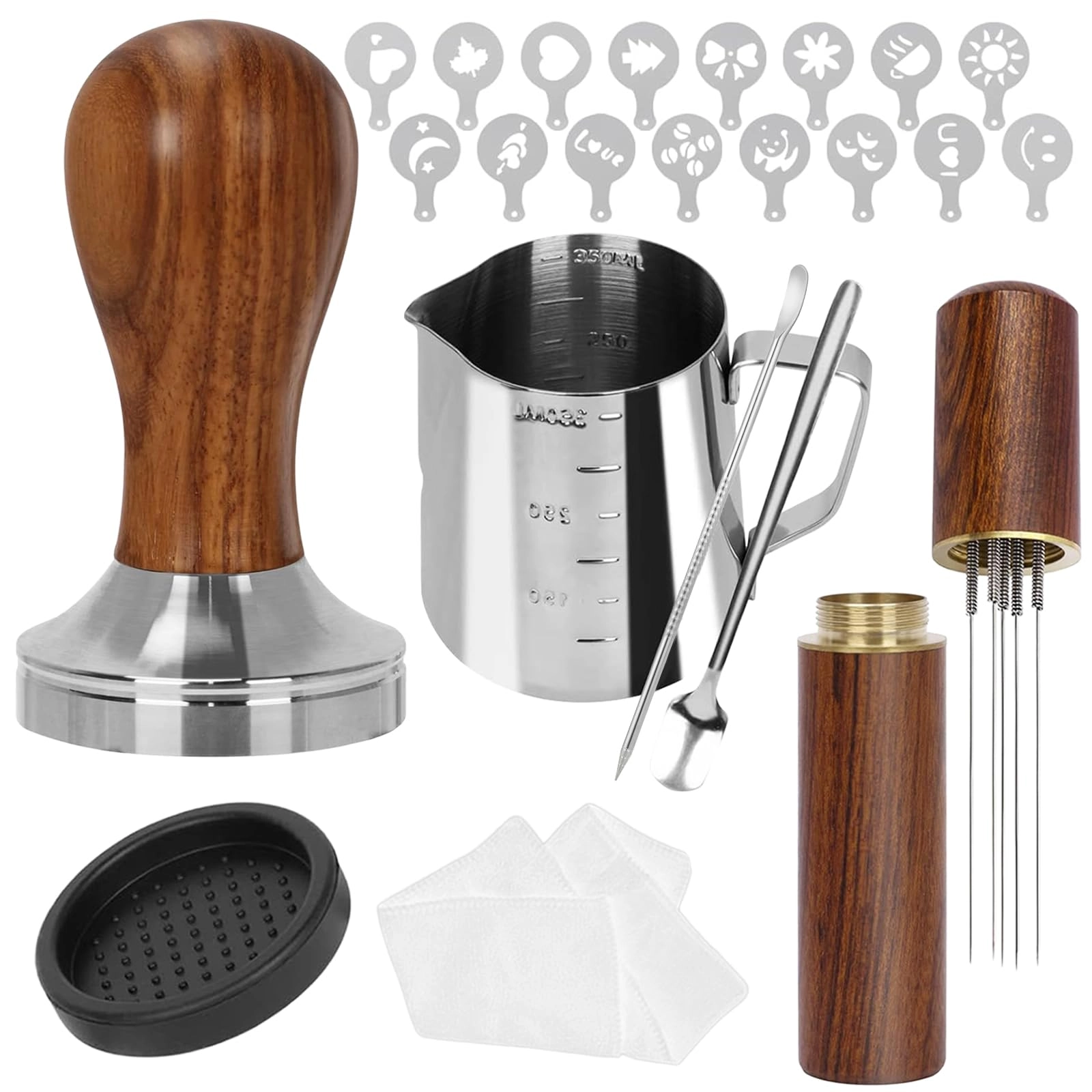 51mm Coffee Tamper - 24PCS 316stainlesss Kit