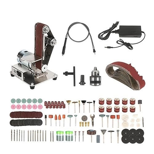 Mini Belt Sander - 7 Variable Speed 10 Sanding Belts