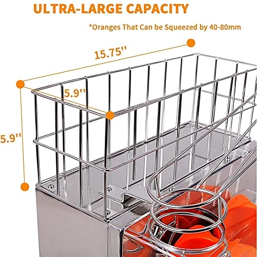 Commercial Fresh Orange Juicer - 120W