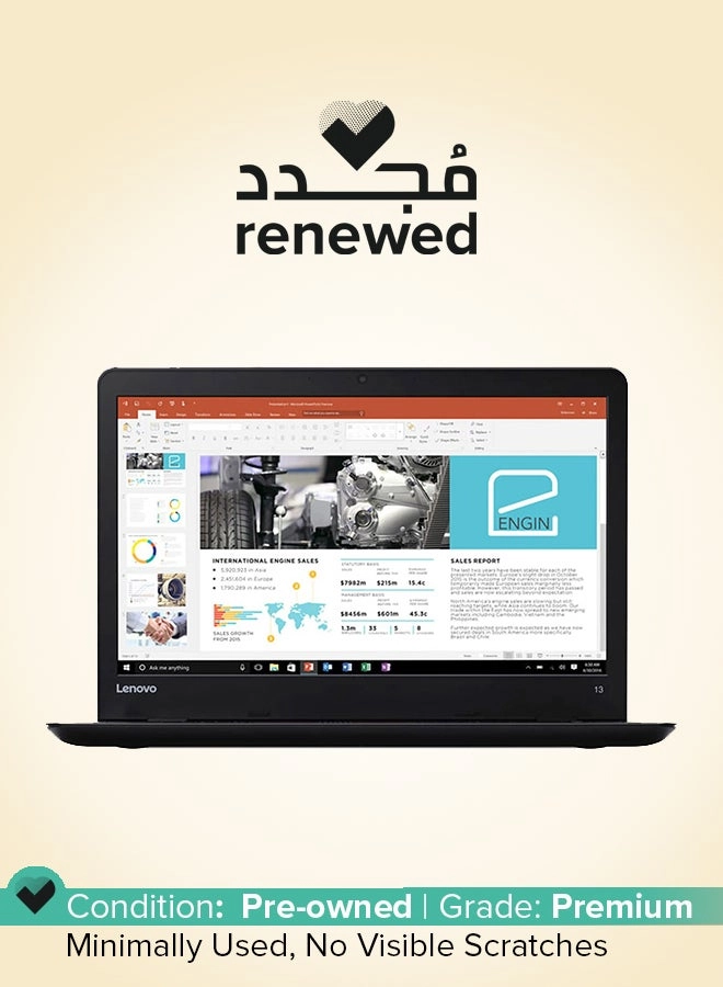 (Renewed) ThinkPad 13 - 13.3'' 256GB 8GB Core i3-6100U