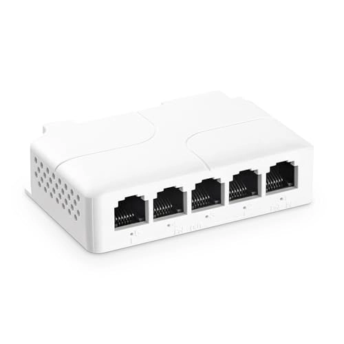 5 Port PoE Extender - 44-57 Vdc 90W/60W/30W 4 PoE out