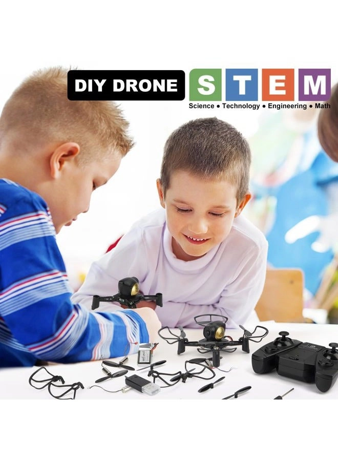 Mini Drone - DIY Kit, 3D Flip, Altitude Hold, Headless Mode, Wi-Fi