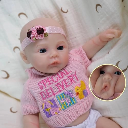Reborn Baby Doll - 12 inch Vinyl Girl Ages 3+