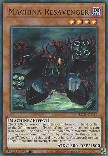Yugioh Singles Machina Resavenger LDS1-EN119 - 1st Edition