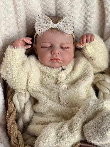 Loulou Reborn Baby Doll - 19 inches Blue Eyes