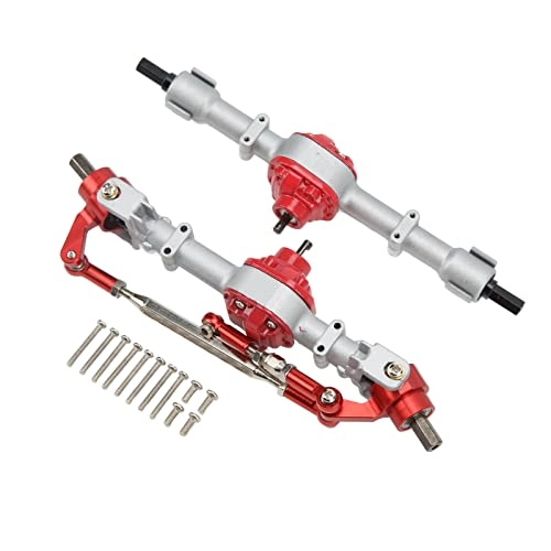 Metal Front Rear Axle Set - Aluminum Compatible with MN D90 D91 99S FJ45