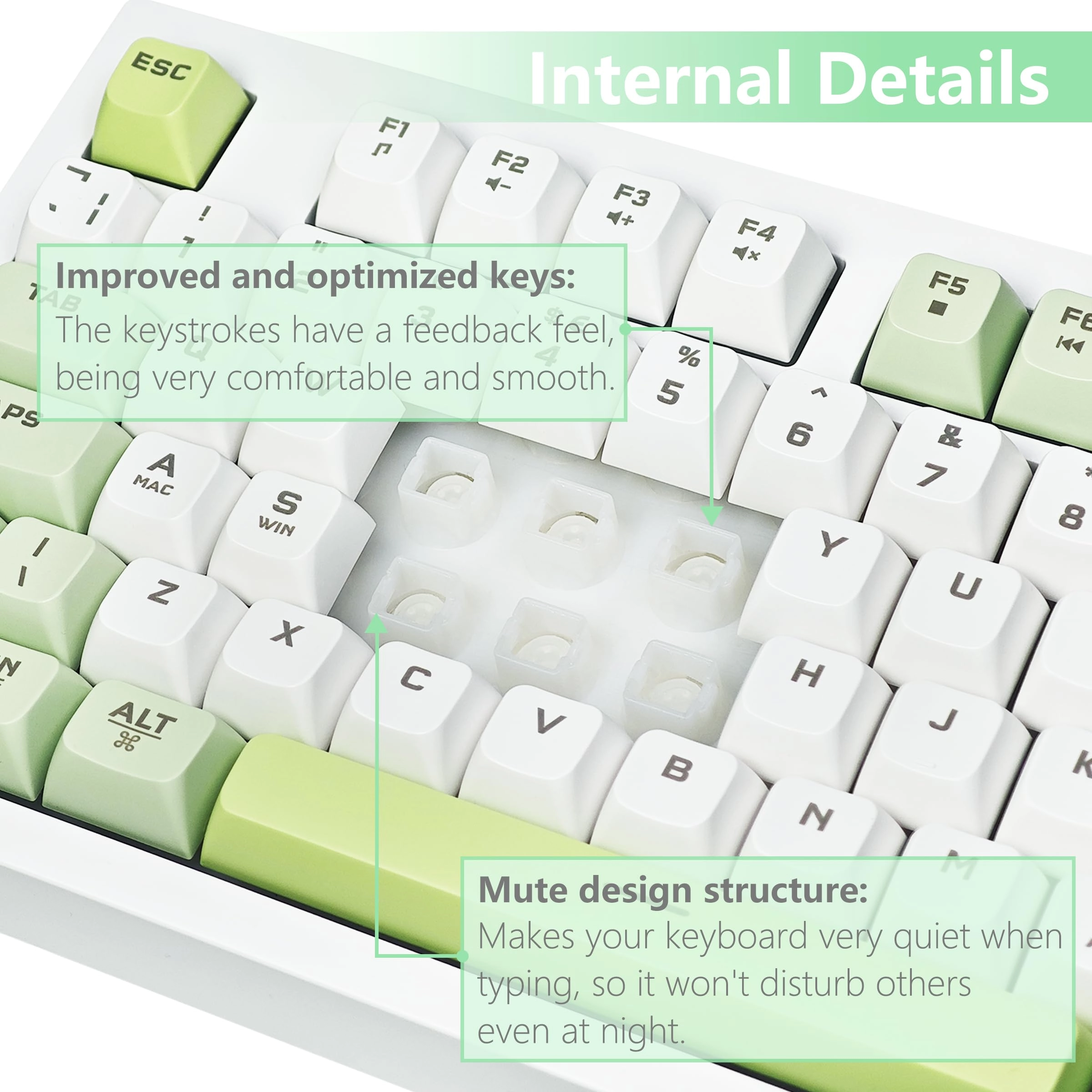 Wireless Keyboard - QWERTY 2.4GHz BT5.0 USB-C