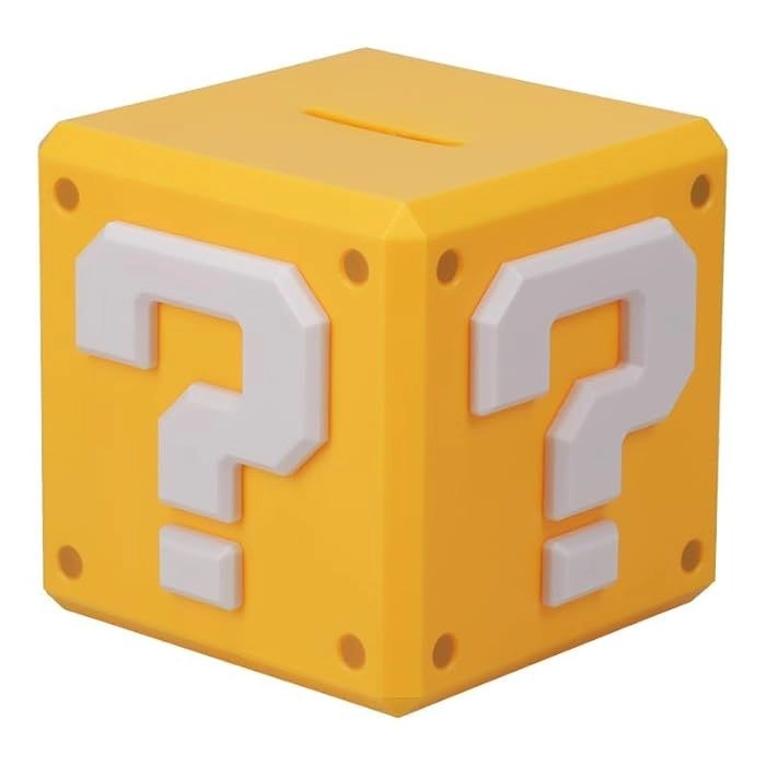 Paladone Question Block Coin Bank - Super Mario - 1 piece (11.43 cm)