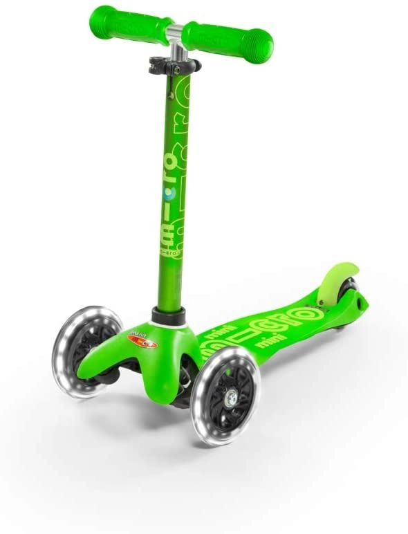 Mini Deluxe 3-Wheel Kick Scooter – 120/85 mm LED