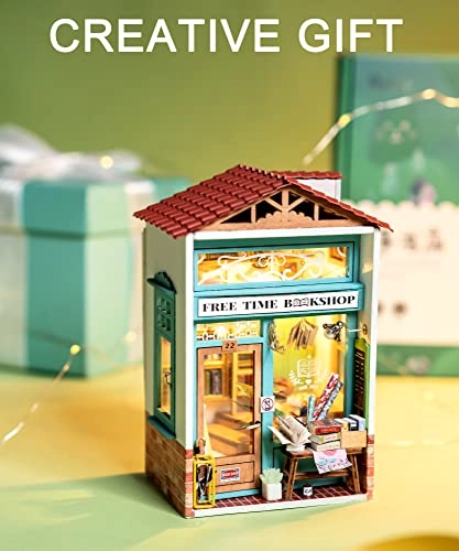 DIY Miniature Dollhouse Kit - Sam's Bookstore 1:24 Scale