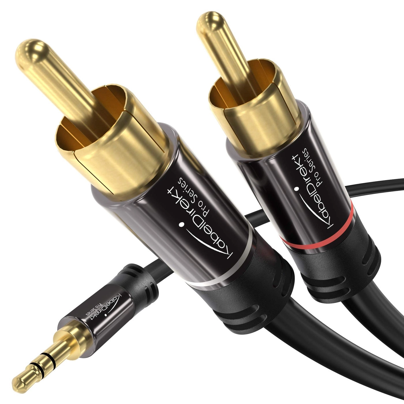 KabelDirekt RCA to Jack 3.5mm Adapter Cable - 10ft
