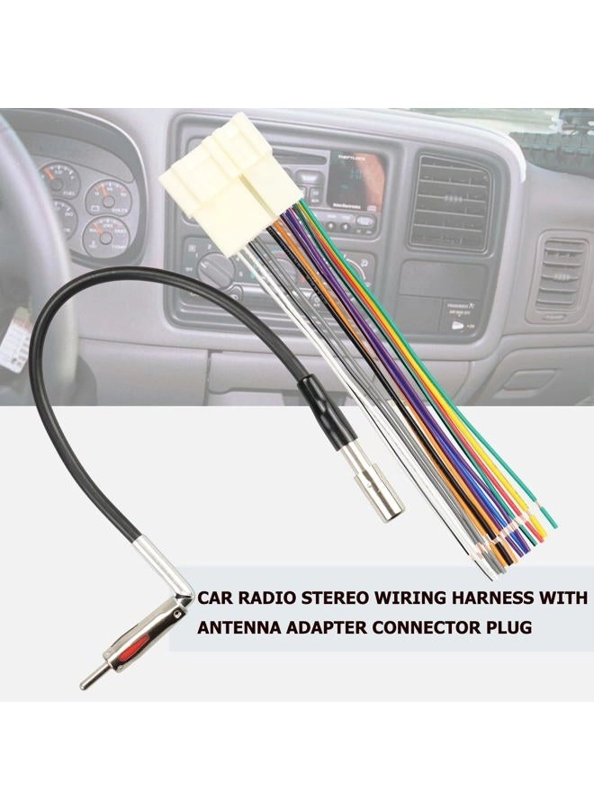 Car Stereo Wiring Harness - Chevrolet GMC Buick Isuzu Oldsmobile Pontiac Cadillac