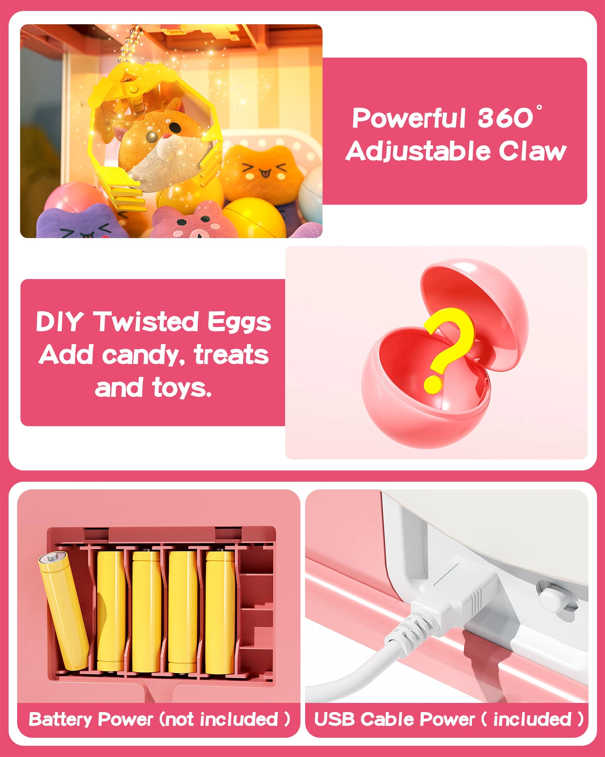 jovow Claw Machine Kitty - 3 years+