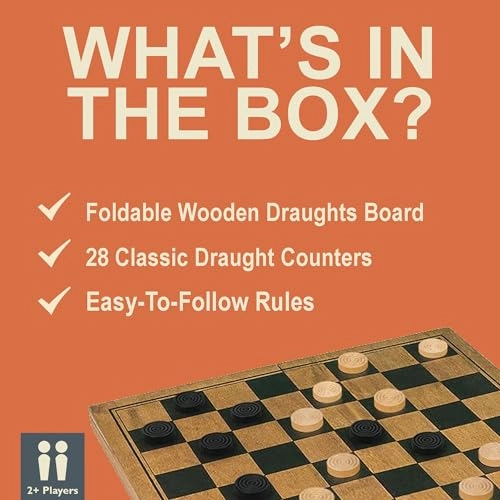 Draughts - Wooden Handcrafted