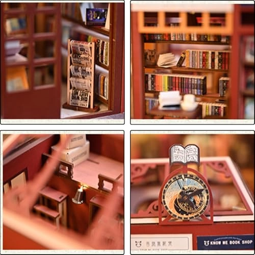 DIY Miniature Dollhouse Kit - Street View Bookstore