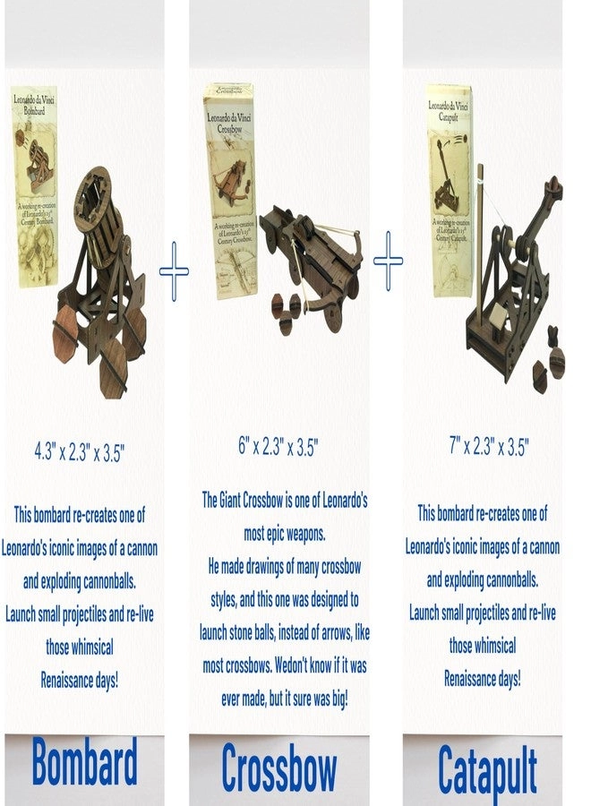 catapult + crossbow + bombard