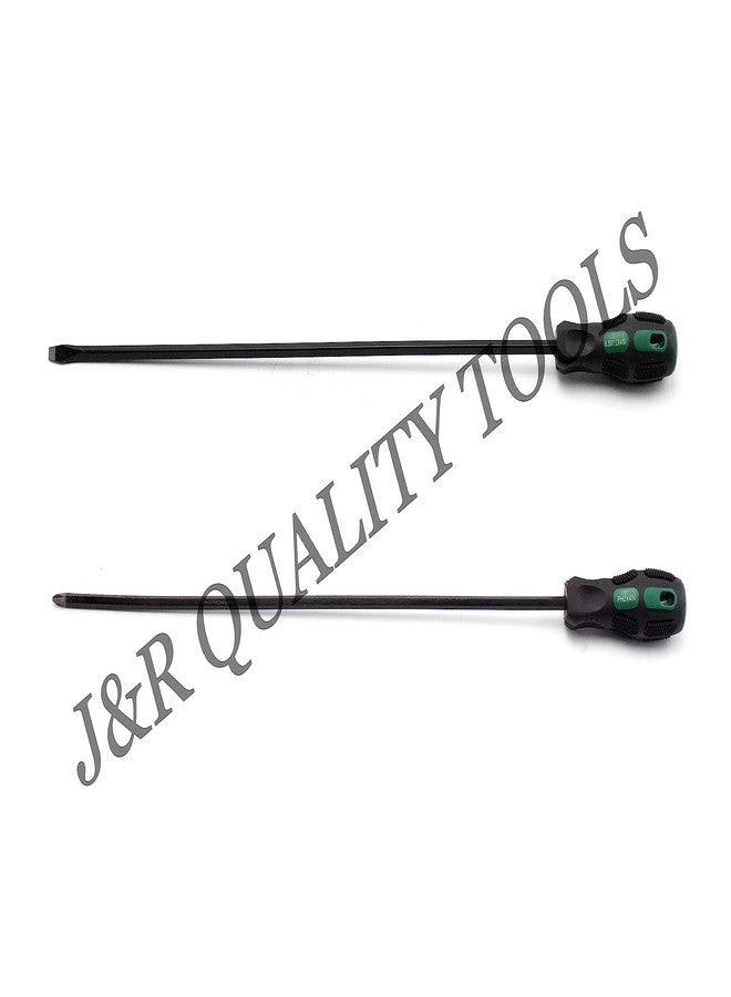 Jumbo Slotted and Phillips Screwdriver Set (2 Pcs)