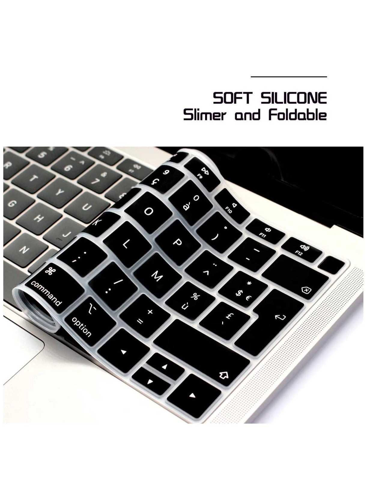 Silicone Keyboard Cover - EU/UK Layout French (AZERTY)