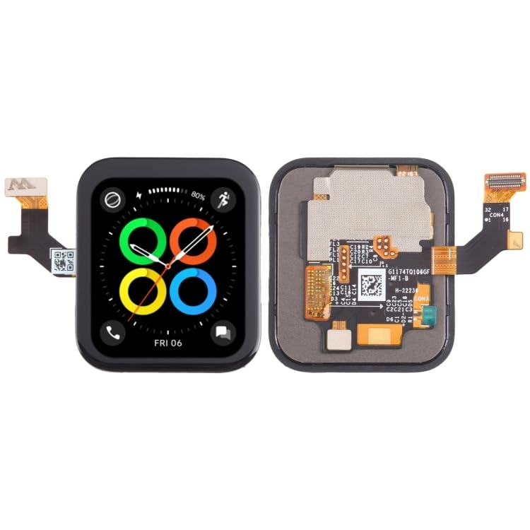 HUAIGNZDF Watch Spare Part LCD Screen with Digitizer Full Assembly for OPPO Watch SE