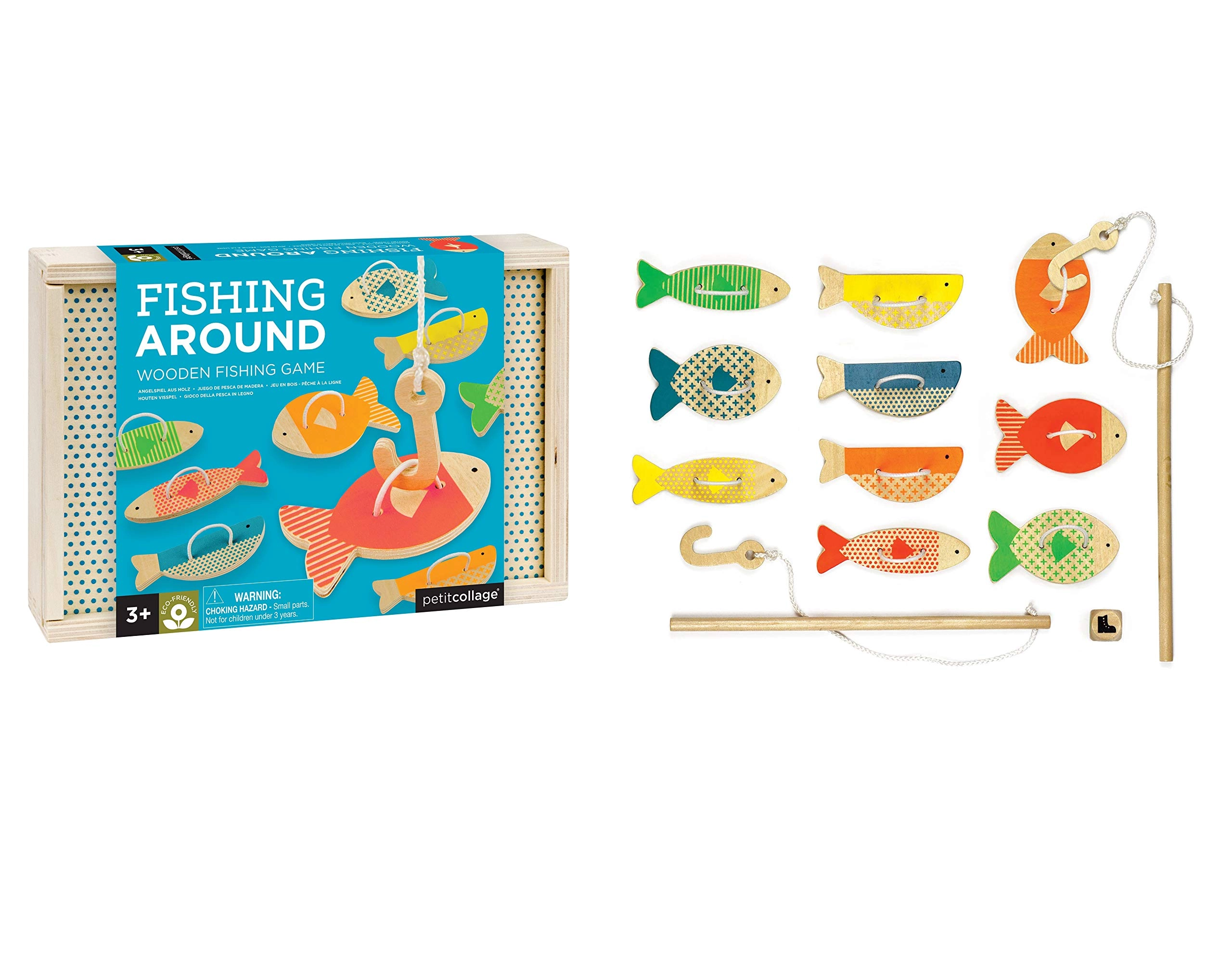 Petit Collage Fishing Around - 3 years + 13 pieces