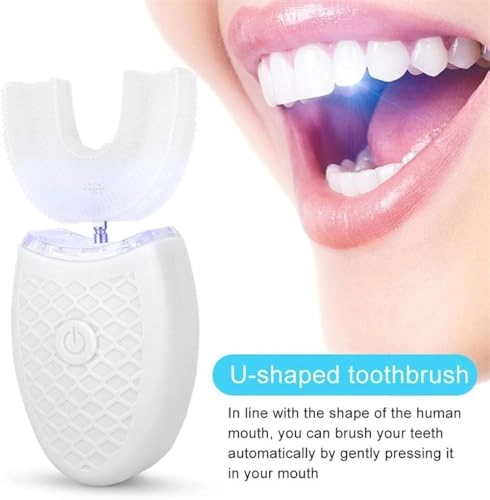 U-Shaped Electric Sonic Toothbrush - Battery Powered Travel