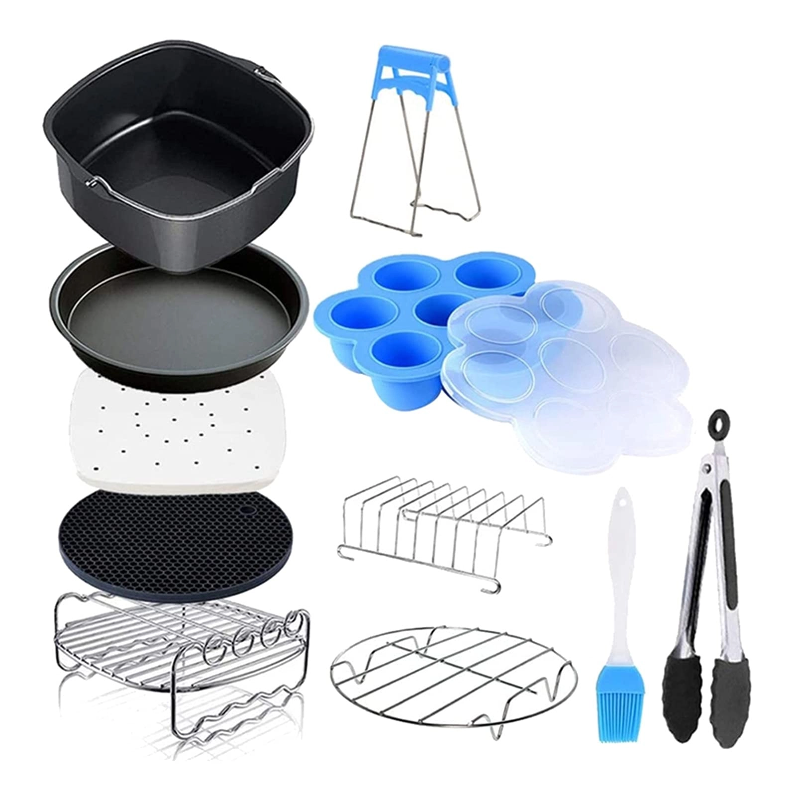 DHXYZM Air Fryer Accessories - Stainless steel 11 Pcs