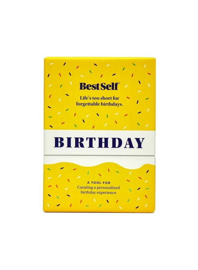 BestSelf Co Birthday Deck - 75 Conversation Cards Party Card Games