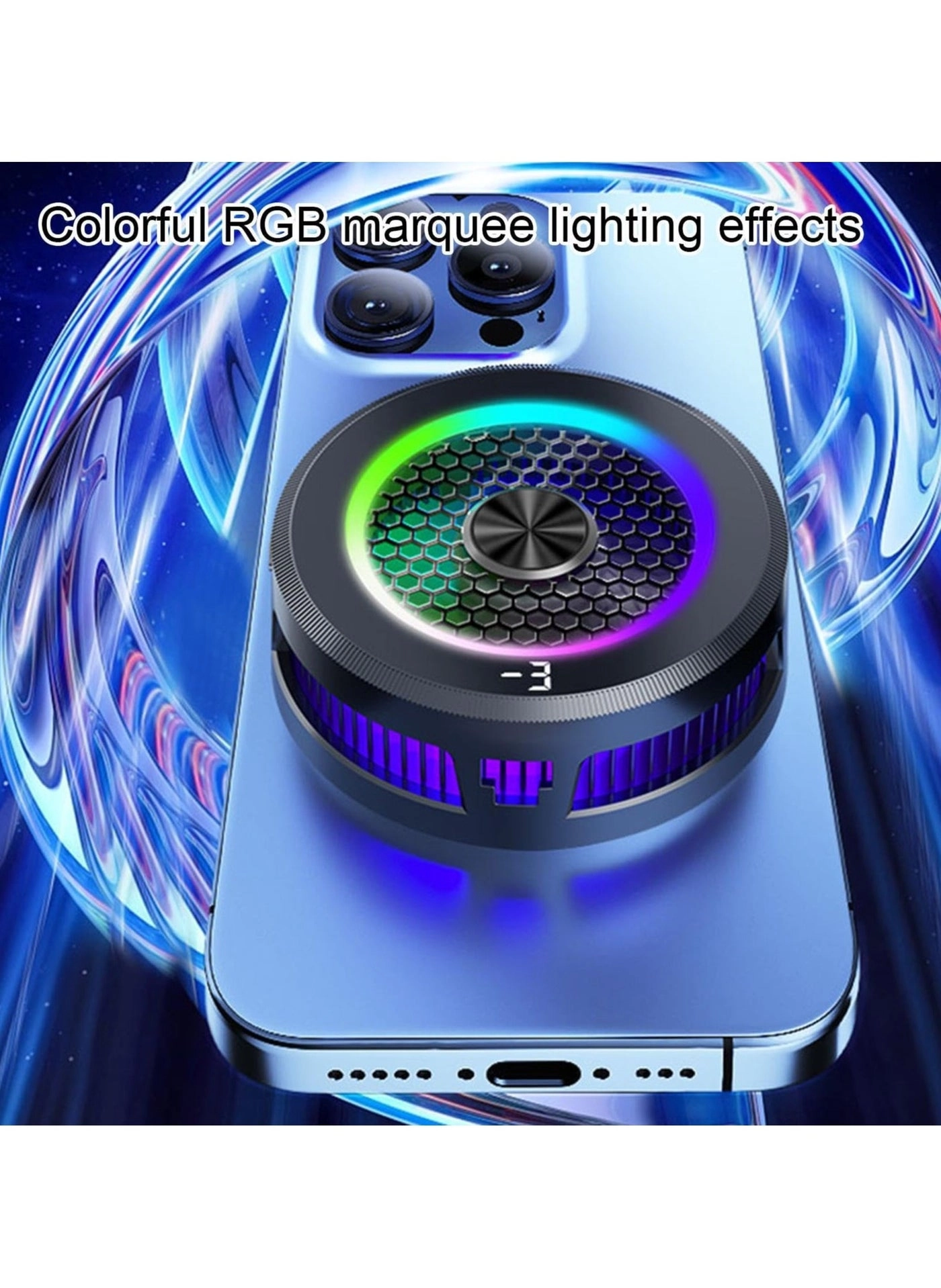 Phone Cooler - Magnetic RGB Semiconductor