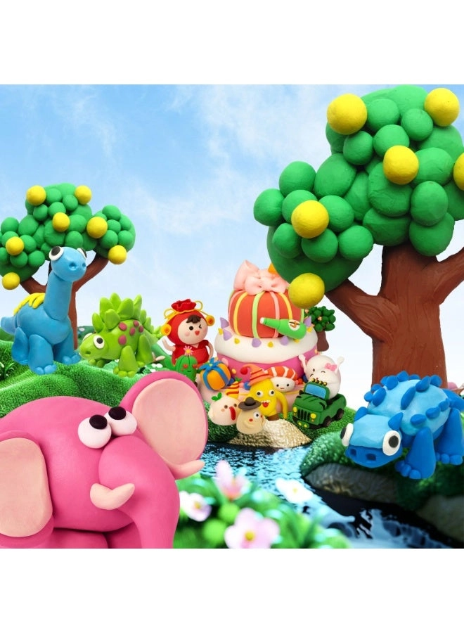 Super Light Air Dry Clay - 72 colors 3+ years