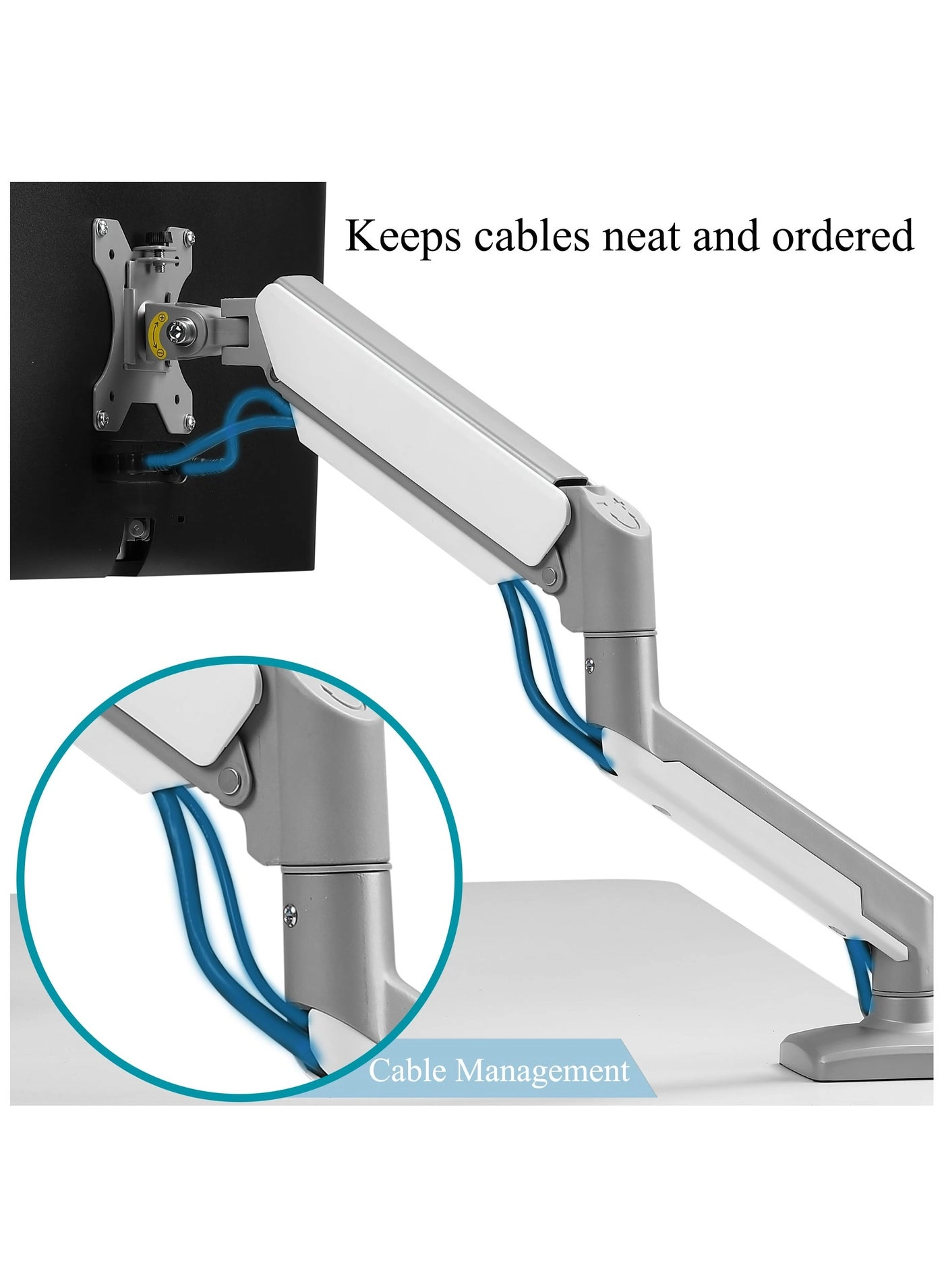 Dual Monitor Mount - 2 Monitors 32 inches 75mm or 100mm
