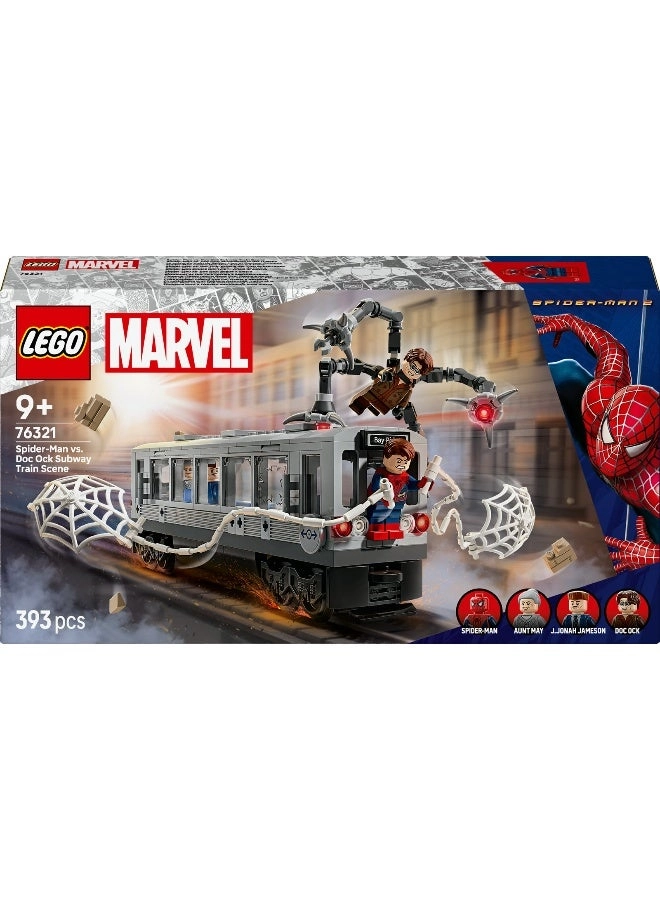 Marvel Spider-Man Vs. Doc Ock Subway Train Scene (76321)