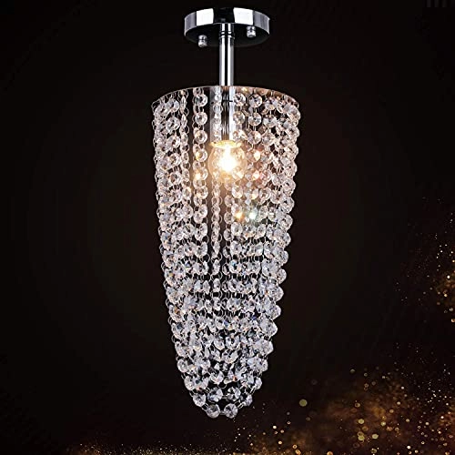 Crystal Chandelier - 1 Light K9 crystal