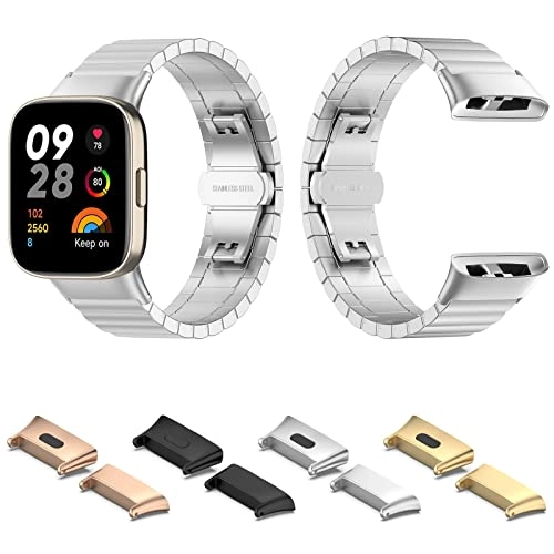 1 Pair Metal Watch Band Connector for Xiaomi Redmi Watch 3 / Mi Watch Lite 3