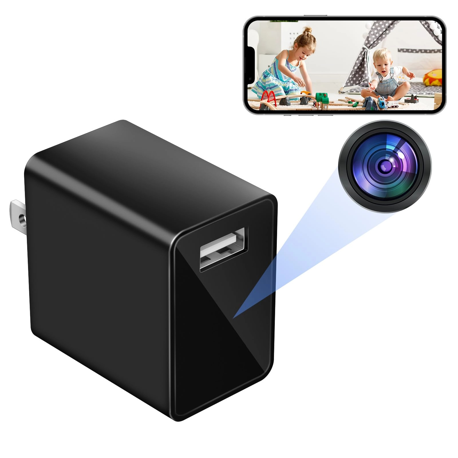 HiSpyCam USB Charger Camera 1080p
