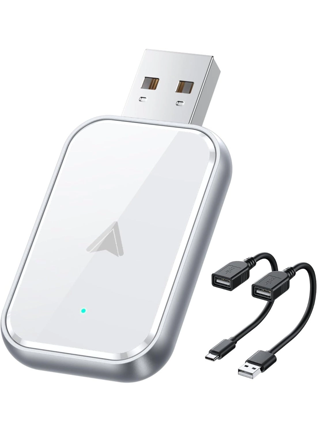 Kingone 2-in-1 Wireless CarPlay and Android Auto Adapter