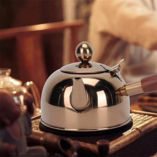 Kettle Tea Teapot - Stainless steel, wood 500ML