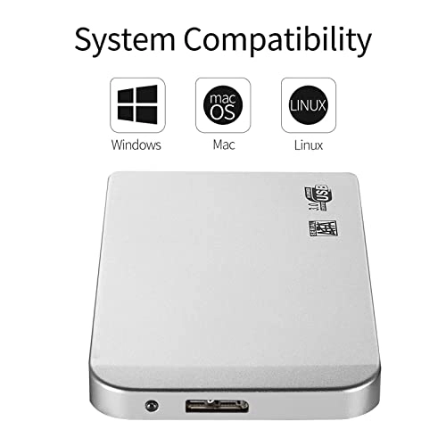 USB 3.1 SSD External Drive - 2TB
