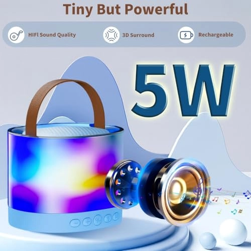 Portable Karaoke Bluetooth Speaker - 5W