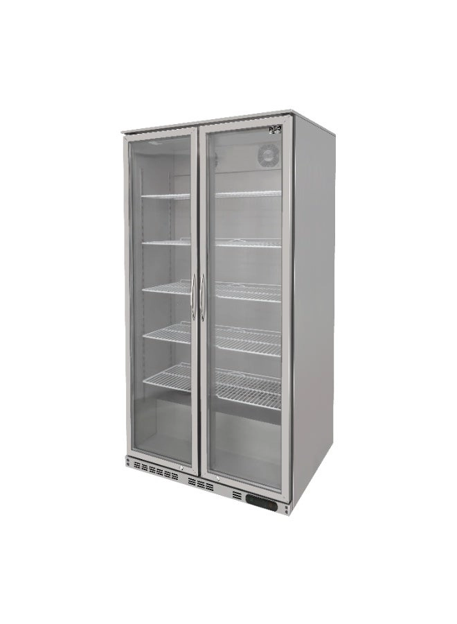 Upright Two Door Bottle Cooler - 528 L