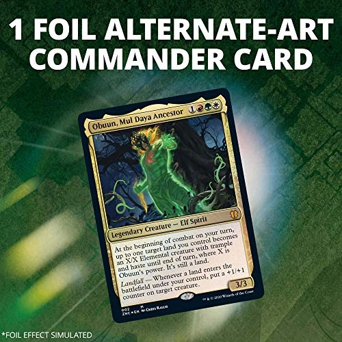 Zendikar Rising Commander Deck Land's Wrath - 100 cards
