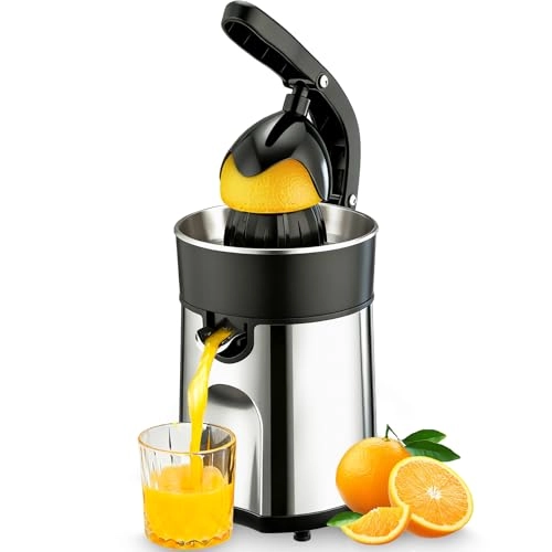 Electric Citrus Press - 2 Removable Cones Dishwasher Safe